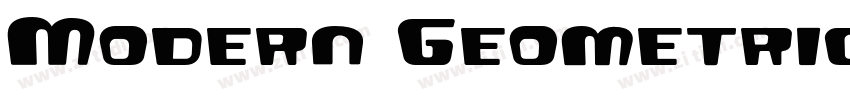 Modern Geometric San字体转换